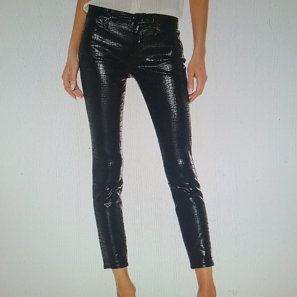 Frame Le High Skinny Croc - New